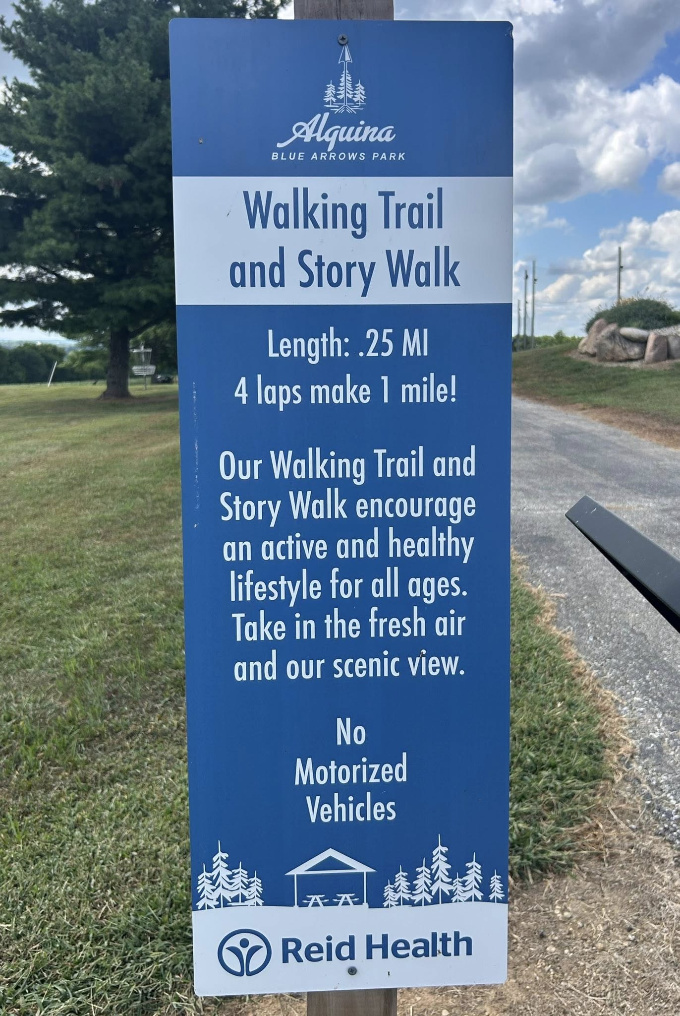 Image "Walk Trail and Story Walk Sign"