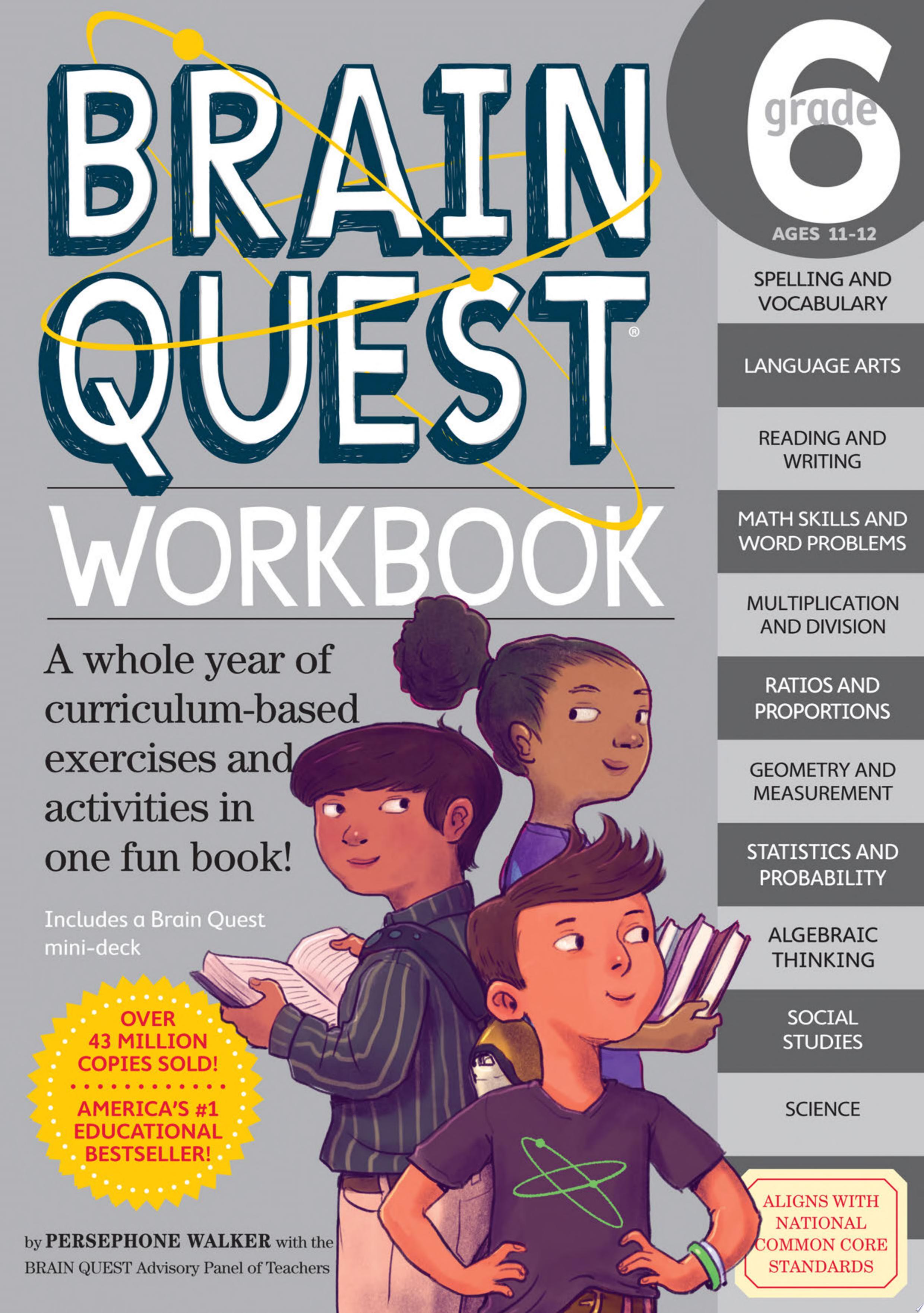 Image for "Brain Quest Workbook: Grade 6"