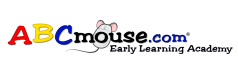 ABCmouse.com Early Learning Academy computer mouse with ears and tail logo