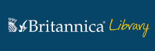 Britannica Library blue badge logo