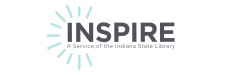 INSPIRE radial lines logo: "A Service of the Indiana State Library"