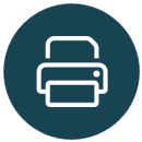 Print from Anywhere quick link hover icon
