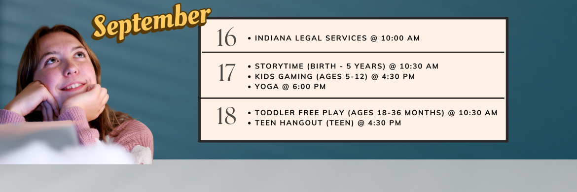 Image "Library Events September 16-18, 2025"